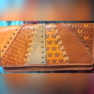 Fossil leather Tennessee Vols wallet